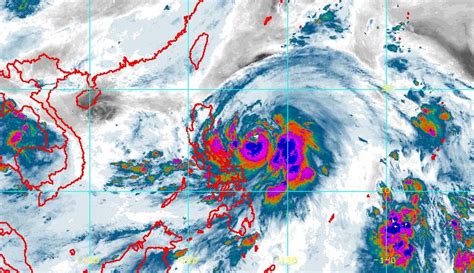 Typhoon Egay rapidly intensifies over Philippine Sea .